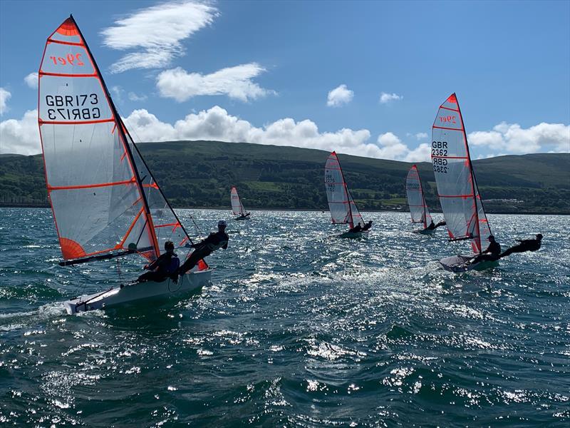 Harken One Design Regatta at Largs photo copyright Hilary Connelly taken at Largs Sailing Club and featuring the 29er class