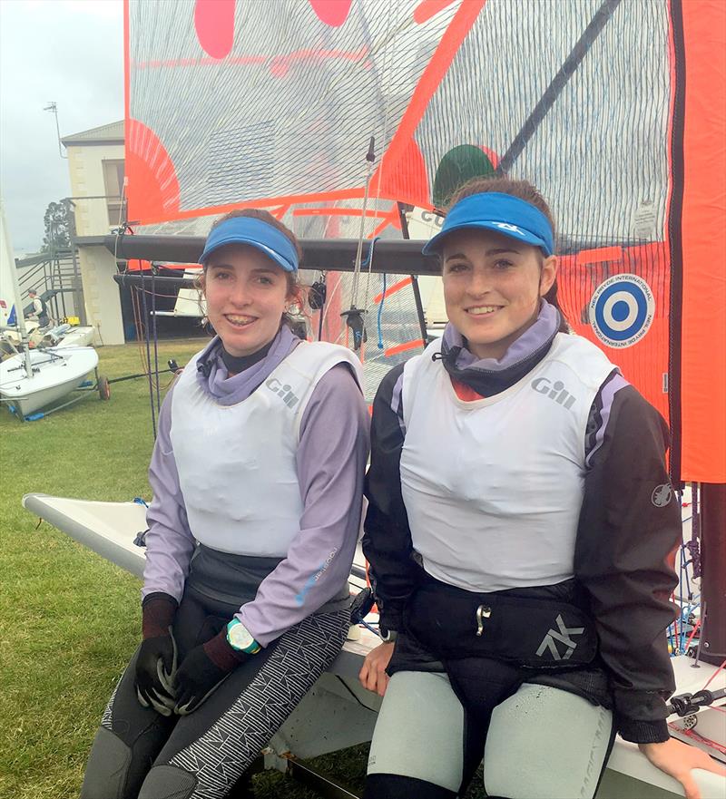 Jasmin Galbraith (left) and Chloe Fisher - photo © Richard Fisher