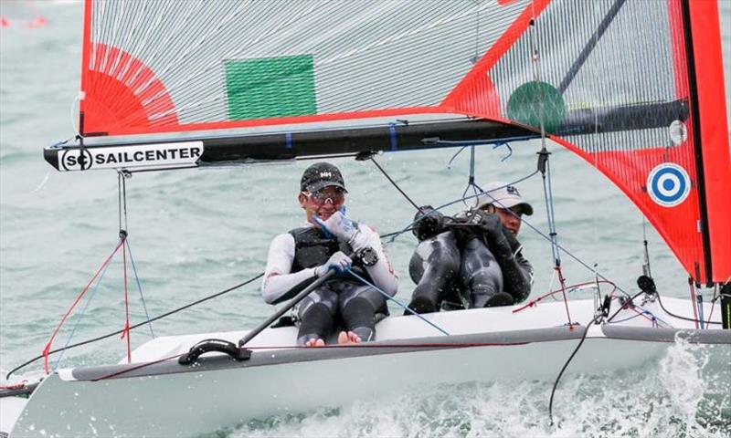 Day 5 - Zhik 29er World Championship at Royal Hong Kong Yacht Club photo copyright Isaac Lawrence / RHKYC taken at Royal Hong Kong Yacht Club and featuring the 29er class