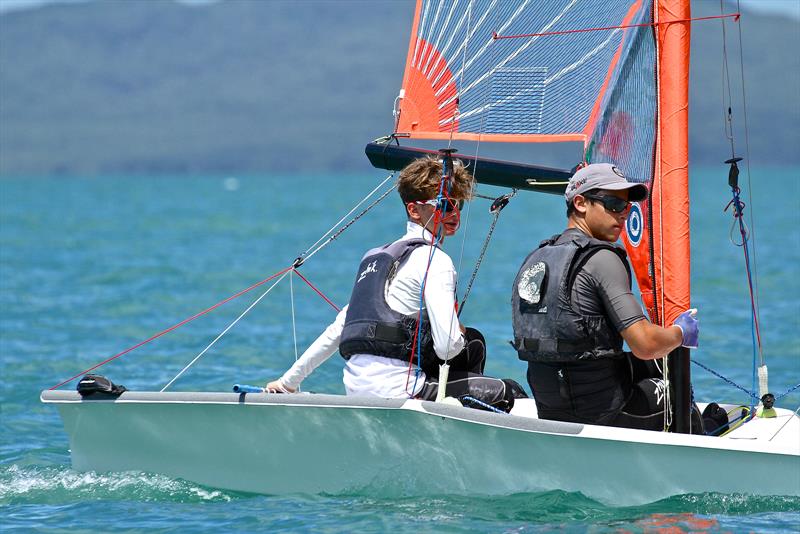 See Lardies and Scott McKenzie - (Boys 29er) - NZL Youth Team, photo copyright Richard Gladwell taken at  and featuring the 29er class