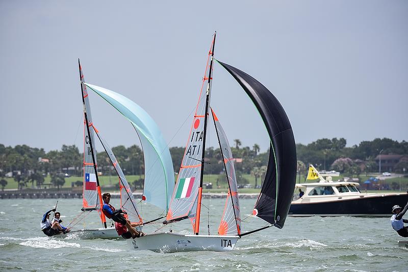 Mens 29er - Day 2 - World Youth Sailing Championships, Corpus Christi, Texas photo copyright James Tomlinson / World Sailing taken at  and featuring the 29er class