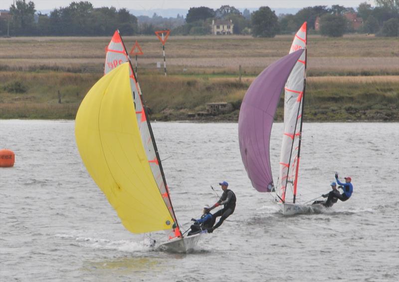 Burnham SC Regatta 2018 photo copyright Alan Hanna taken at Burnham Sailing Club and featuring the 29er class