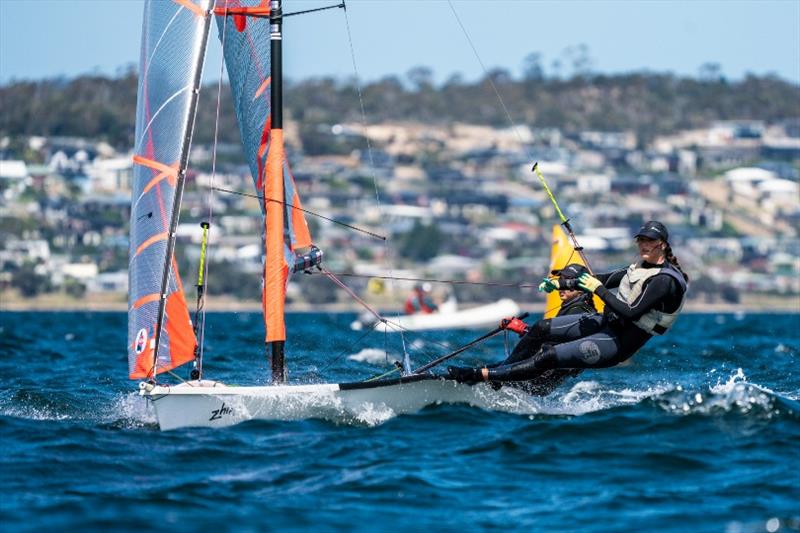 Alice Buchanan and Dervla Duggan, 29er class - Day 2, Australian Youth Championships 2019 - photo © Beau Outteridge