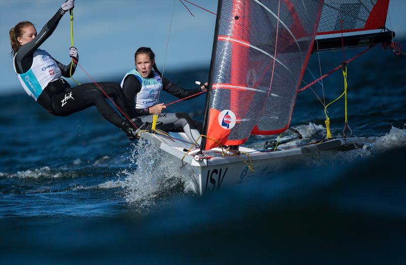 Lola Kohl and Lucy Klempen (ISV) at the Hempel Youth Sailing World Championships - photo © Szymon Sikora / World Sailing