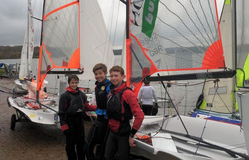 Youth and Junior Race Coaching at Weir Wood photo copyright Christopher Hopkins taken at Weir Wood Sailing Club and featuring the 29er class