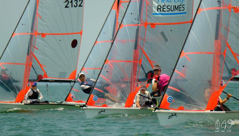 2019 Sail Brisbane - Day 1 photo copyright Mitch Pearson / Surf Sail Kite taken at Royal Queensland Yacht Squadron and featuring the 29er class