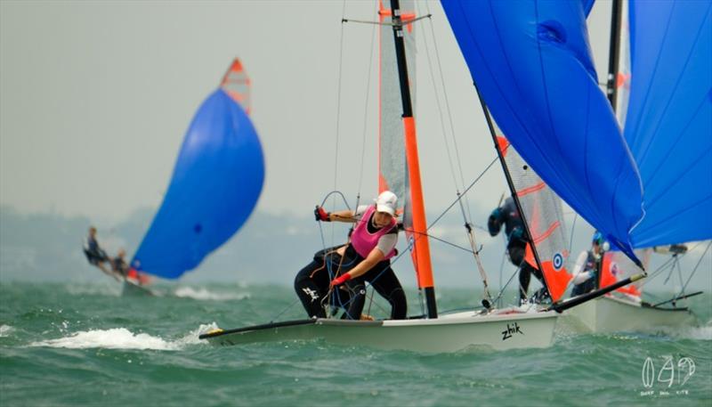 Day 2 - 2019 Sail Brisbane photo copyright Mitch Pearson / Surf Sail Kite taken at Royal Queensland Yacht Squadron and featuring the 29er class