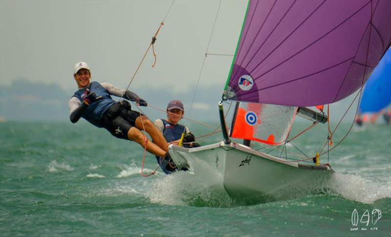 Day 2 - 2019 Sail Brisbane photo copyright Mitch Pearson / Surf Sail Kite taken at Royal Queensland Yacht Squadron and featuring the 29er class