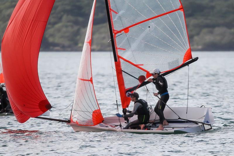 29er class holding sprint racing at Wakatere BC - Narrow Neck - June 2020 - photo © Richard Gladwell / Sail-World.com