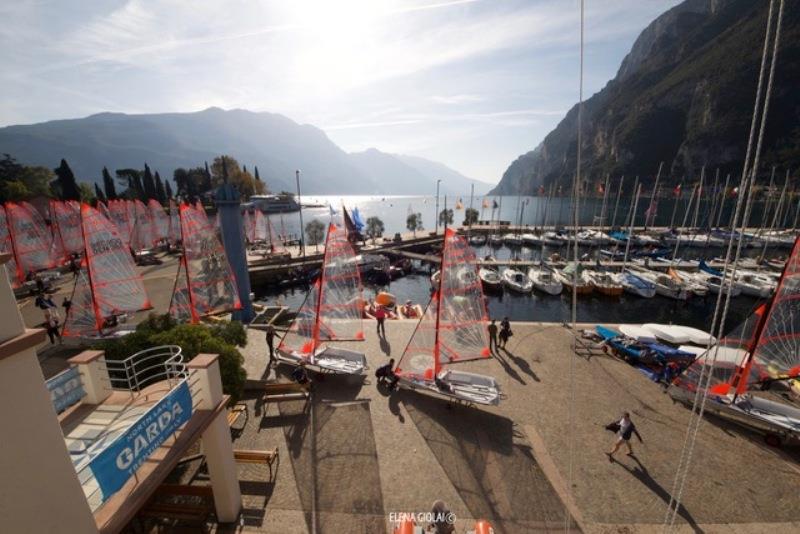 29er EuroCup 2020, day 1 photo copyright Elena Giolai taken at Fraglia Vela Riva and featuring the 29er class