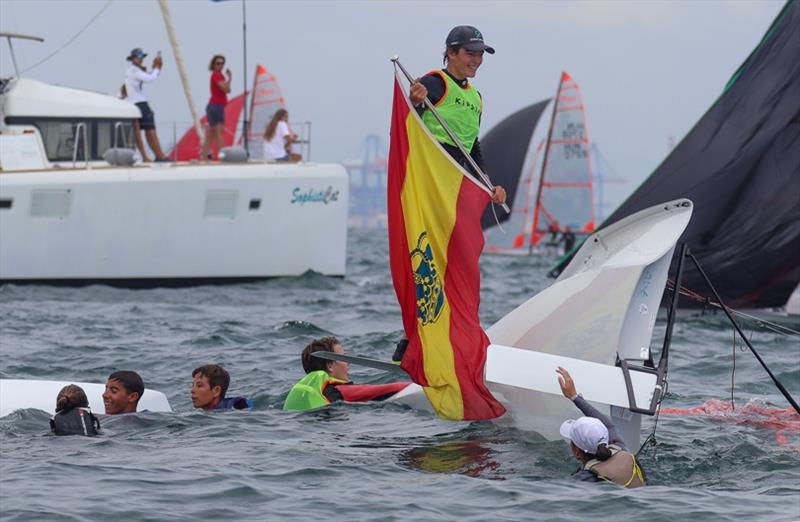 29er World Championship, final day photo copyright Pep Portas taken at Real Club Nautico Valencia and featuring the 29er class