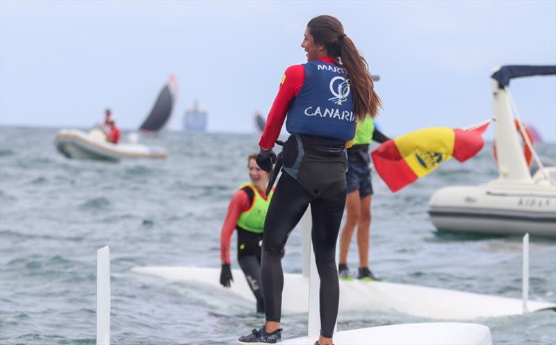 29er World Championship, final day photo copyright Pep Portas taken at Real Club Nautico Valencia and featuring the 29er class