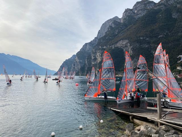 Zhik 29er Europeans on Lake Garda photo copyright Zhik 2021 29er Euros / FVR / ZGN taken at Fraglia Vela Riva and featuring the 29er class