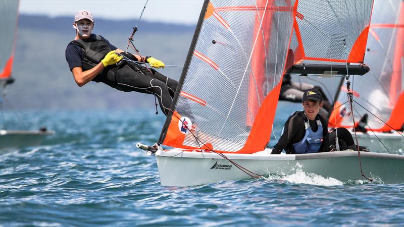 29er start - Oceanbridge NZL Sailing Regatta - Day 4 - Takapuna BC February 20, - photo © Richard Gladwell / Sail-World.com / nz