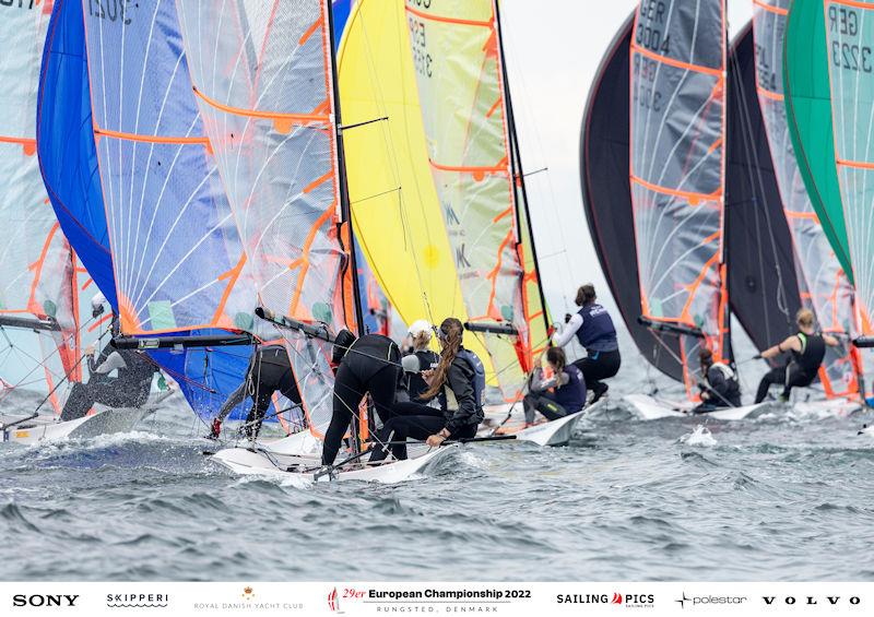 Volvo 29er European Championship day 2 photo copyright Mogens Hansen taken at Royal Danish Yacht Club and featuring the 29er class