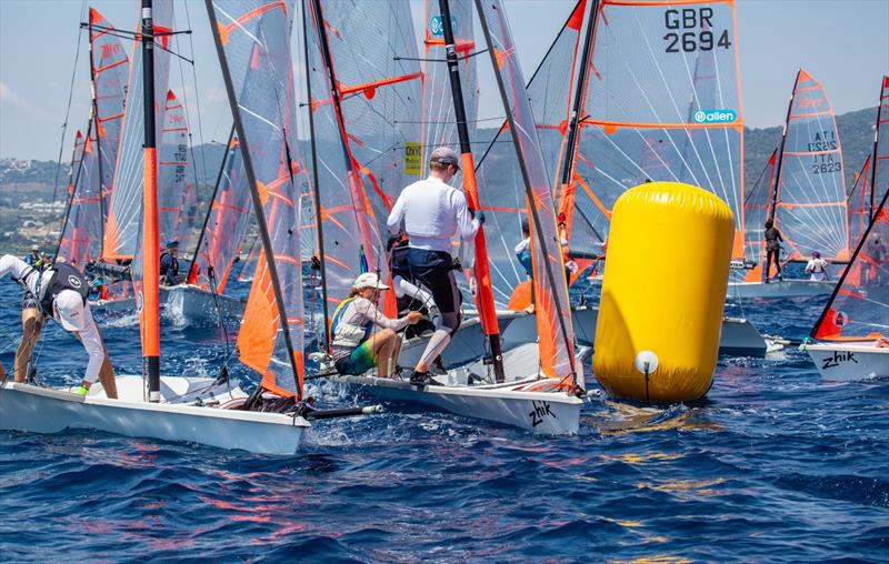 29er World Championships 2022 at El Balís, Spain photo copyright Laura Carrau taken at Club Nautico El Balis and featuring the 29er class