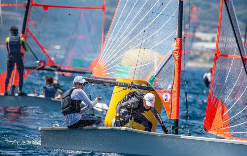 29er World Championship 2022 day 1 photo copyright Laura Carrau taken at Club Nautico El Balis and featuring the 29er class