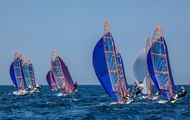 29er World Championship 2022 day 1 photo copyright Laura Carrau taken at Club Nautico El Balis and featuring the 29er class