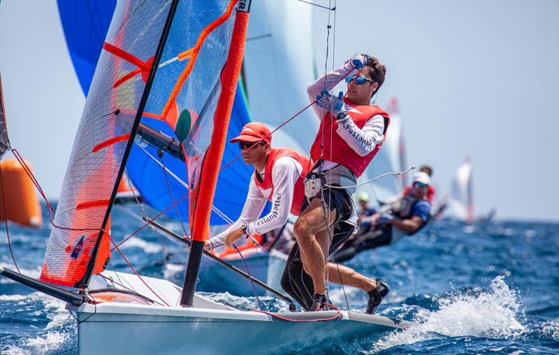 The yacht Germany 1 (GER 89) sails the fourth race of the Louis