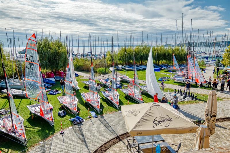 29er EuroCup Hungary photo copyright Aron Szanto taken at Balatonfüredi Yacht Club and featuring the 29er class