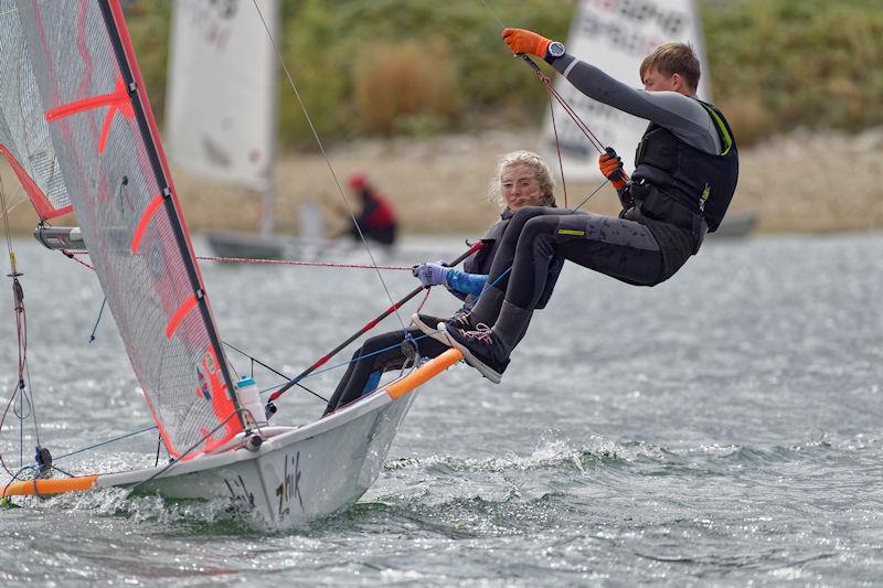 National Youth Regatta 2022 at Grafham Water Sailing Club photo copyright Paul Sanwell / OPP taken at Grafham Water Sailing Club and featuring the 29er class