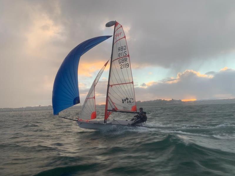 Taggart's Junior Icebreaker Series at Ballyholme Yacht Club photo copyright David Nelson taken at Ballyholme Yacht Club and featuring the 29er class