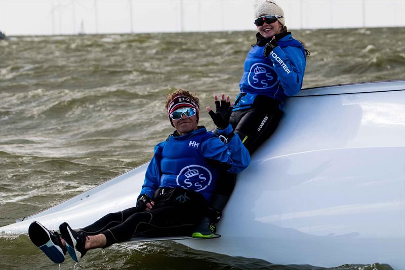 Swedish siblings Hedvig and Hugo Liljegren - photo © International 29er Class