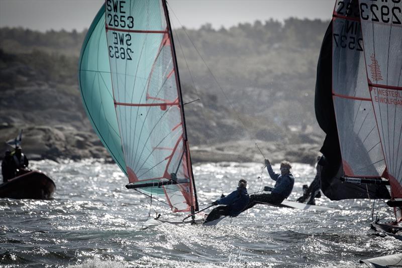 Swedish siblings Hedvig and Hugo Liljegren - photo © International 29er Class