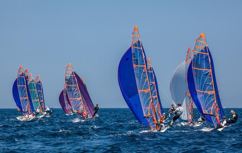 29er World Championships 2022 photo copyright Laura Carrau / CN El Balís taken at Club Nautico El Balis and featuring the 29er class