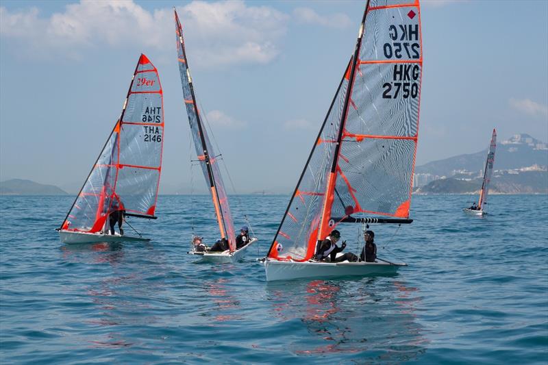 Sun Hung Kai & Co. Hong Kong Race Week 2023 - Day 4 photo copyright RHKYC / Guy Nowell taken at Royal Hong Kong Yacht Club and featuring the 29er class