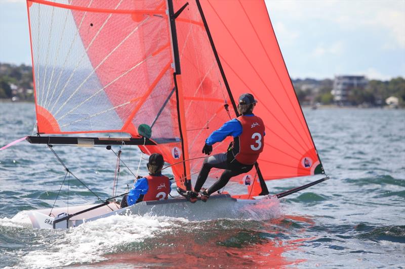 Christian Spencer - currently in 4th overall - 2023 Zhik Combined High Schools Sailing Championships, day 3 - photo © Red Hot Shotz - Chris Munro