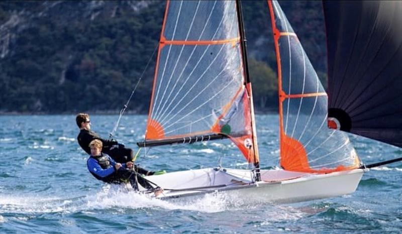 French 29er team Tom Goron and Mael Clochard photo copyright Elena Giolai taken at  and featuring the 29er class