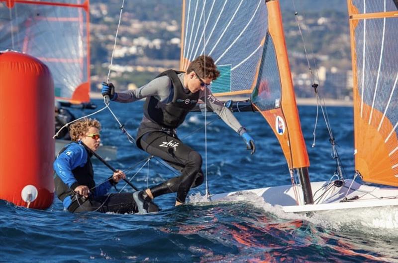 French 29er team Tom Goron and Mael Clochard photo copyright International 29er Class taken at  and featuring the 29er class