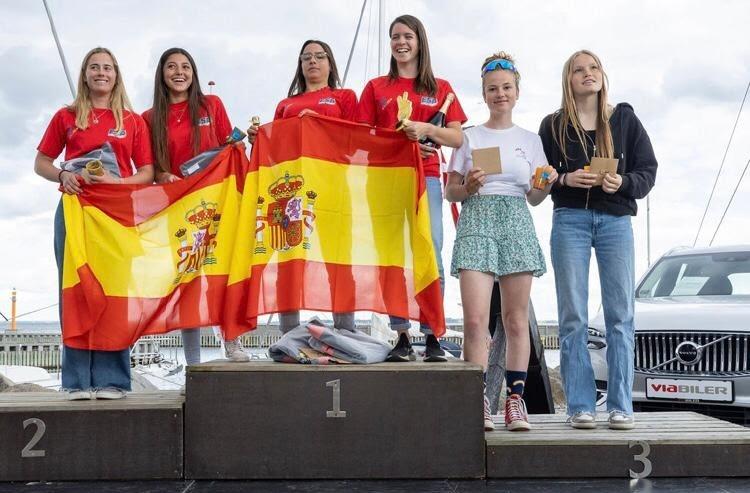 Women's European Champions 2022, Spanish 29er sibling team of Sara and Isabel Momplet Baixauli - photo © Royal Danish Yacht Club