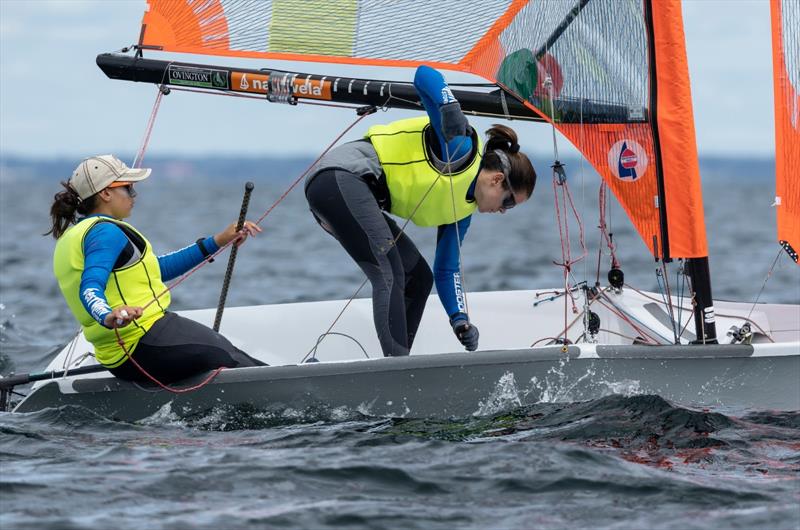 Women's European Champions 2022, Spanish 29er sibling team of Sara and Isabel Momplet Baixauli - photo © Royal Danish Yacht Club