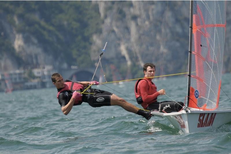 Blair Tuke (NZL) photo copyright International 29er Class taken at  and featuring the 29er class