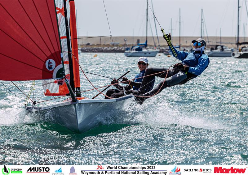 2023 29er World Championships practice race - photo © Phil Jackson / Digital Sailing