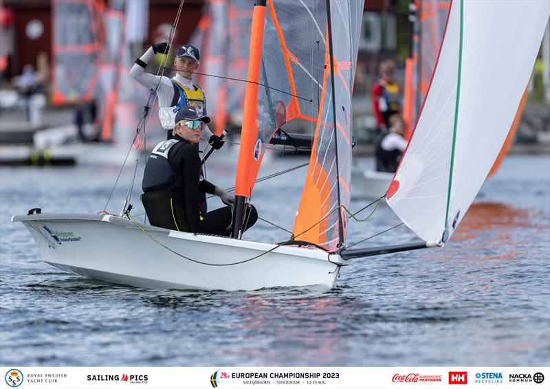 29er European Championship 2023 Day 3 photo copyright Sailing.Pics / Mogens Hansen taken at Royal Swedish Yacht Club and featuring the 29er class