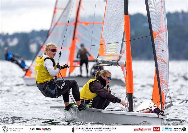 29er European Championship 2023 Day 5 photo copyright Sailing.Pics / Kristian Joos taken at Royal Swedish Yacht Club and featuring the 29er class