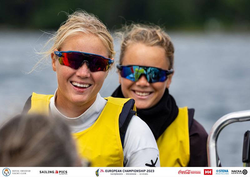 29er European Championship 2023 Day 5 photo copyright Sailing.Pics / Kristian Joos taken at Royal Swedish Yacht Club and featuring the 29er class