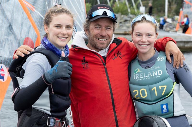 Lucia Cullen & Alana Twomey at 29er European Championship photo copyright Mogens Hansen taken at Royal Swedish Yacht Club and featuring the 29er class