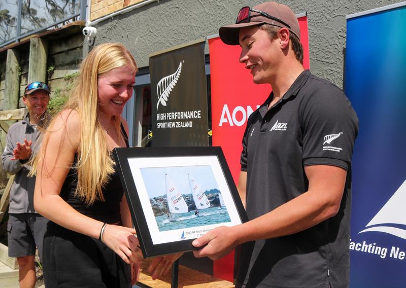 New Zealand Youth Championships - Murray's Bay Sailing Club - October 2023 photo copyright Yachting NZ taken at Murrays Bay Sailing Club and featuring the 29er class