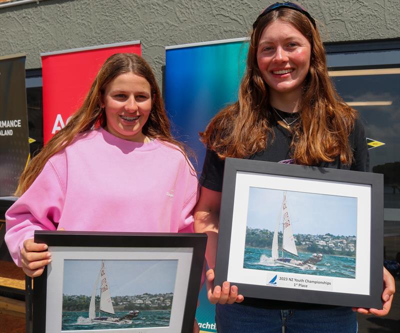 New Zealand Youth Championships - Murray's Bay Sailing Club - October 2023 photo copyright Yachting NZ taken at Murrays Bay Sailing Club and featuring the 29er class