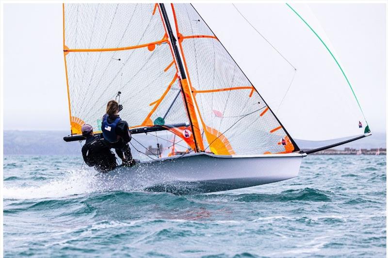 Hugo Revil and Karl Devaux (FRA) - 29er Worlds 2023 photo copyright Weymouth & Portland Sailing Academy taken at Weymouth & Portland Sailing Academy and featuring the 29er class