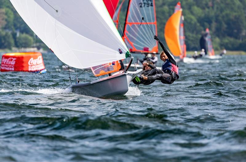 Hugo Revil and Karl Devaux (FRA) - 29er Europeans 2023 photo copyright Royal Swedish Yacht Club taken at Royal Swedish Yacht Club and featuring the 29er class