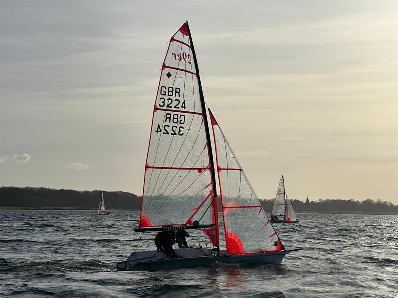 29er Grand Prix 3B at Rutland photo copyright UK 29er Class Association taken at Rutland Sailing Club and featuring the 29er class