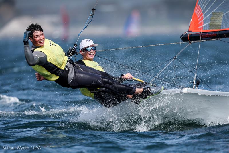 2024 RYA Youth National Championships - Finian Morris and Charlie Gran, 29er - photo © Paul Wyeth / RYA