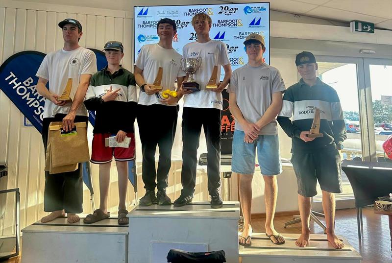 Open fleet medalists - Day 2 - Barfoot and Thompson 29er NZ Nationals - June 2024 - Bay of Islands - photo © BOIYC
