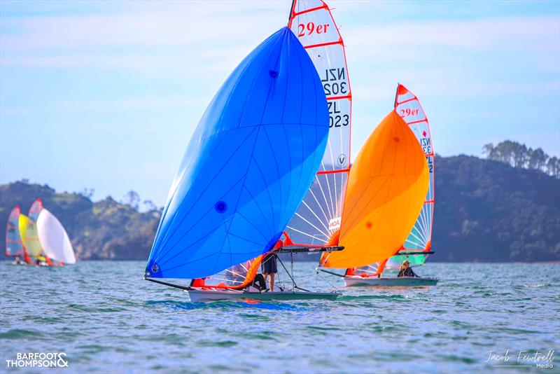 Day 2 - Barfoot and Thompson 29er NZ Nationals - June 2024 - Bay of Islands - photo © Jacob Fewtrell Media