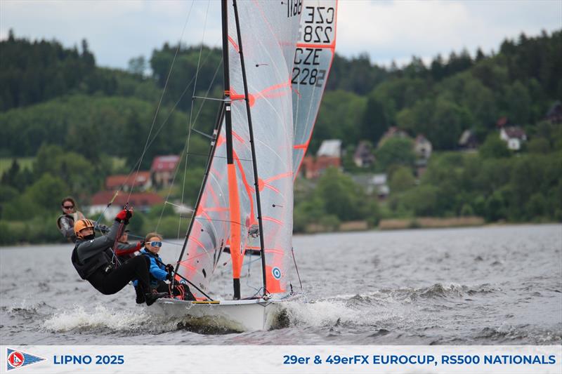 29er EuroCup 7 in Lipno, Czech Republic - Day 1 photo copyright Antoine Lorin taken at  and featuring the 29er class